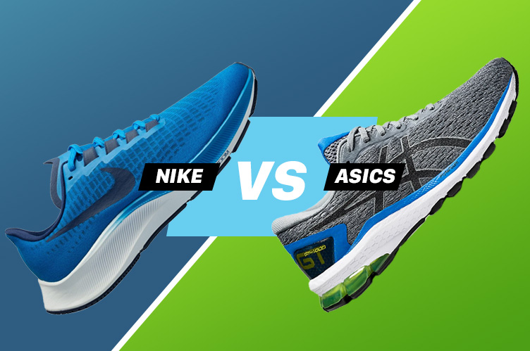 Asics vs sales nike